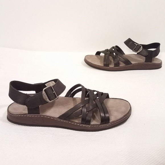 chaco fallon leather sandal